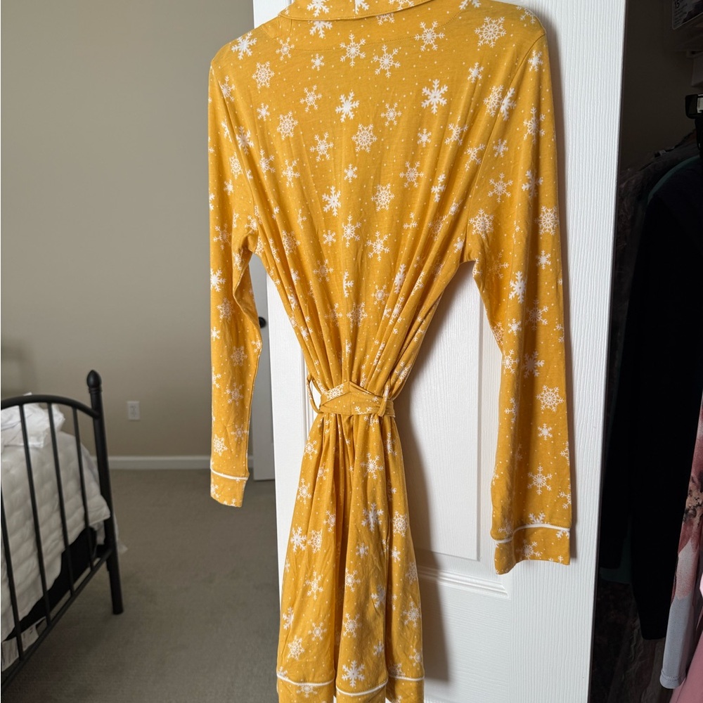 Cosabella Yellow Snowflake Robe - Picture 4 of 4